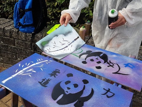 Stencil Art Workshop Jongeren