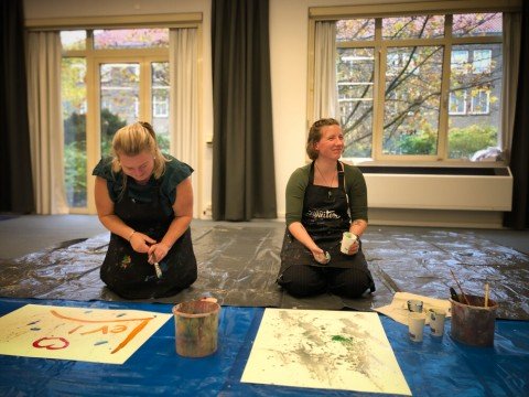 Action Painting Workshop Volwassenen